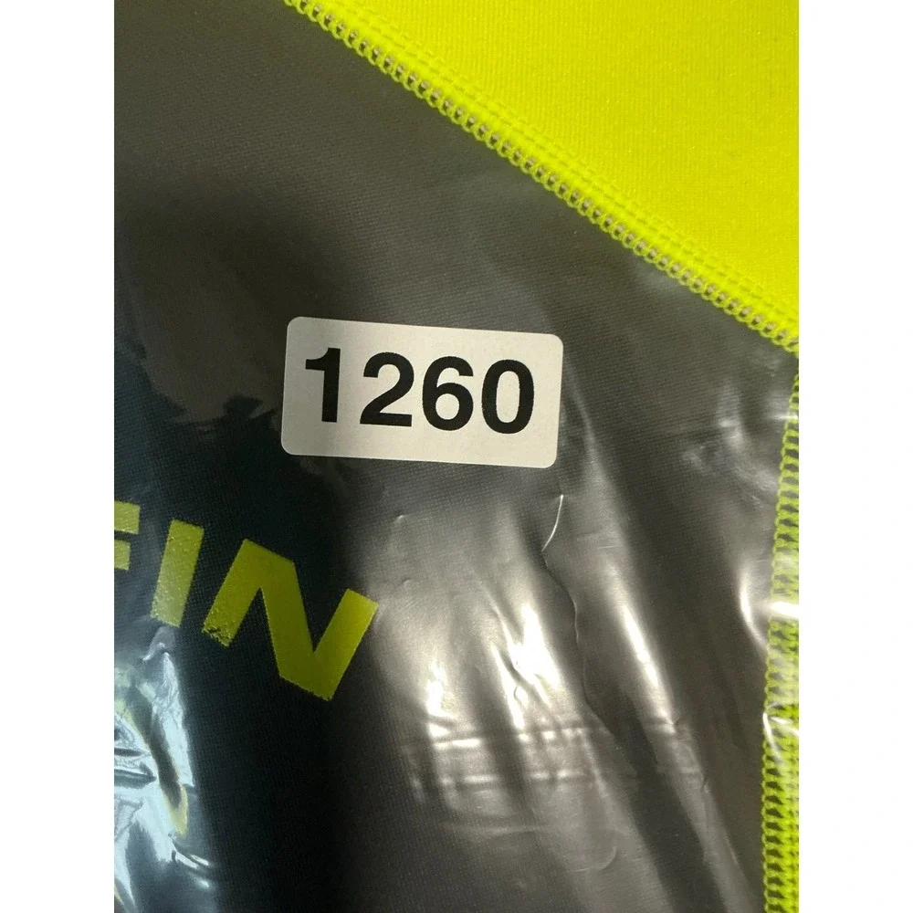 Goldfin Kids 14  Wetsuit 3mmNeoprene Shorty Spring Suit Navy Neon Yellow Size 14